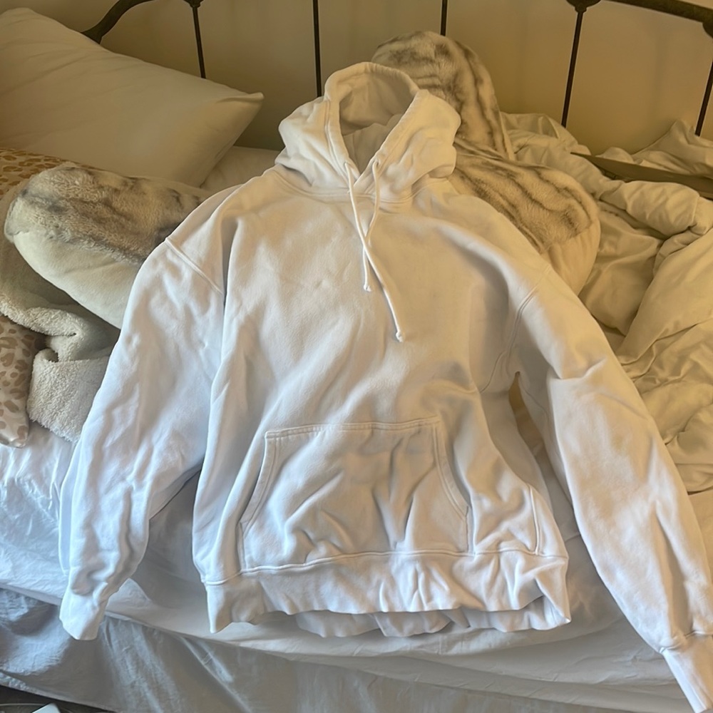 White Aritzia Hoodie